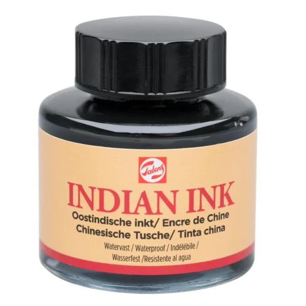 Royal Talens Indian Inkt 30ml Watervast Royal Talens Indian Inkt 30ml Watervast