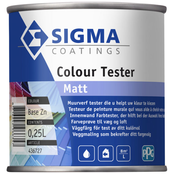 Sigma Colour Tester Mat Basis LN 250ml