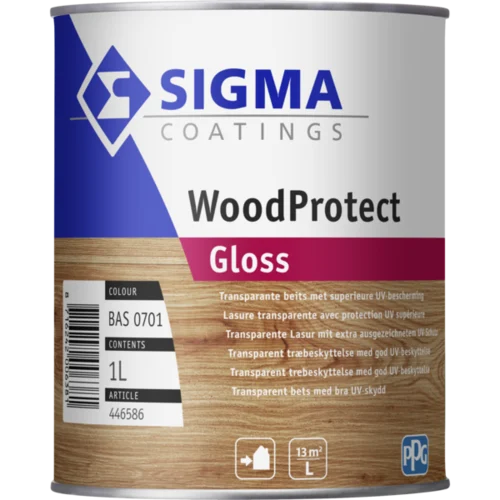 Sigma Woodprotect Gloss Basis 0701 1 Liter Sigma Woodprotect Gloss Basis 0701 1 Liter