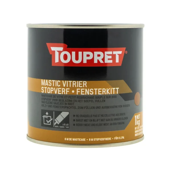 Toupret Mastic Vitrier Stopverf Bruin