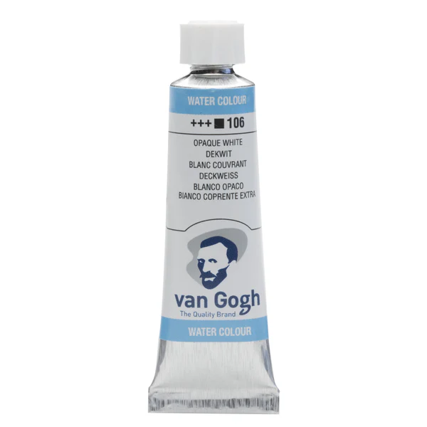 van Gogh Aquarelverf 106 Dekwit 10 ml van Gogh Aquarelverf 106 Dekwit 10 ml