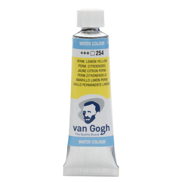 van Gogh Aquarelverf 254 Permanent Citroengeel 10 ml van Gogh Aquarelverf 254 Permanent Citroengeel 10 ml