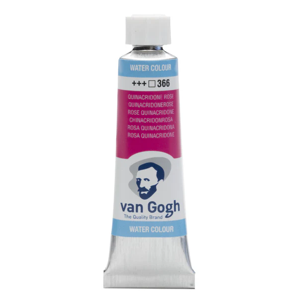 van Gogh Aquarelverf 366 Quinacridoneroze 10 ml van Gogh Aquarelverf 366 Quinacridoneroze 10 ml