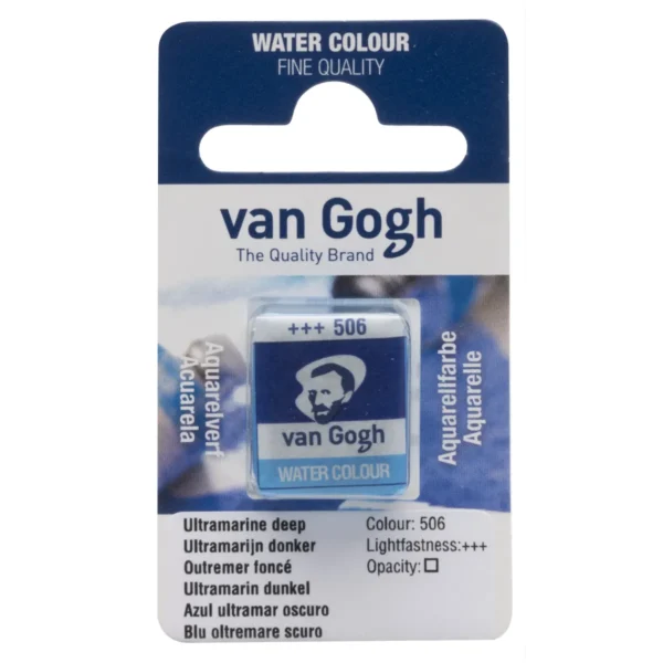 van Gogh Aquarelverf 506 Ultramarijn Donker Napje
