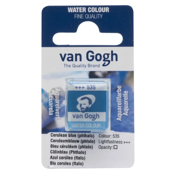 van Gogh Aquarelverf 535 Ceruleumblauw Phtalo Napje