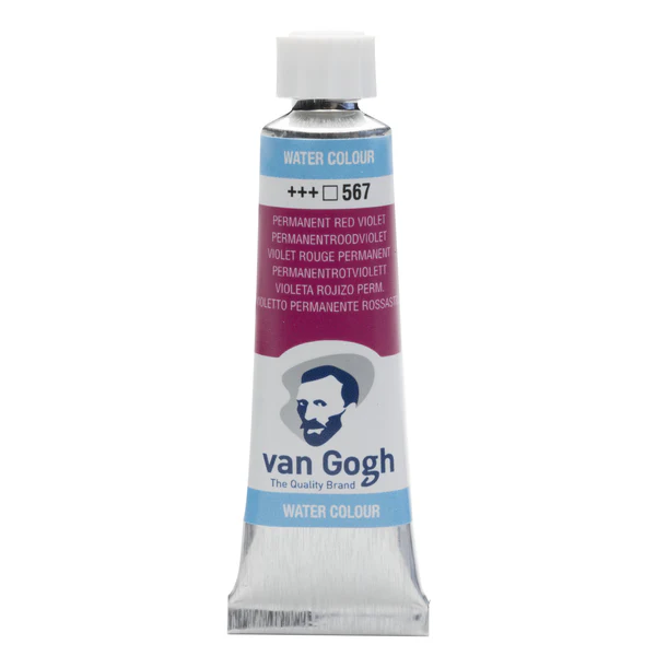 van Gogh Aquarelverf 567 Permanent Rood Violet 10 ml van Gogh Aquarelverf 567 Permanent Rood Violet 10 ml