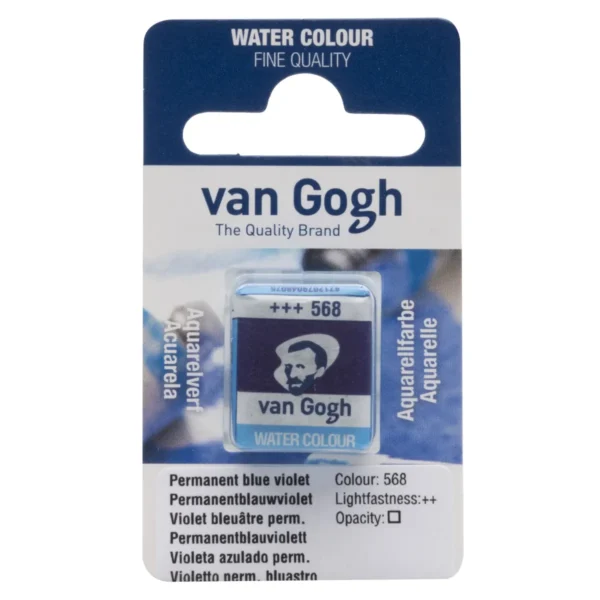 van Gogh Aquarelverf 568 Permanent Blauwviolet Napje van Gogh Aquarelverf 568 Permanent Blauwviolet Napje