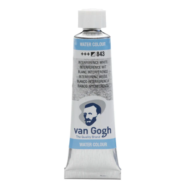 van Gogh Aquarelverf 843 Interfence Wit 10 ml van Gogh Aquarelverf 843 Interfence Wit 10 ml