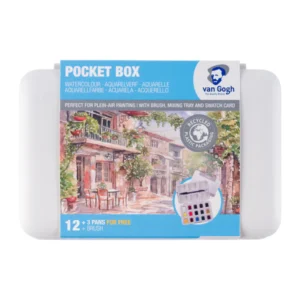 van Gogh Aquarelverf Pocket Box 12 + 3 Pans gratis