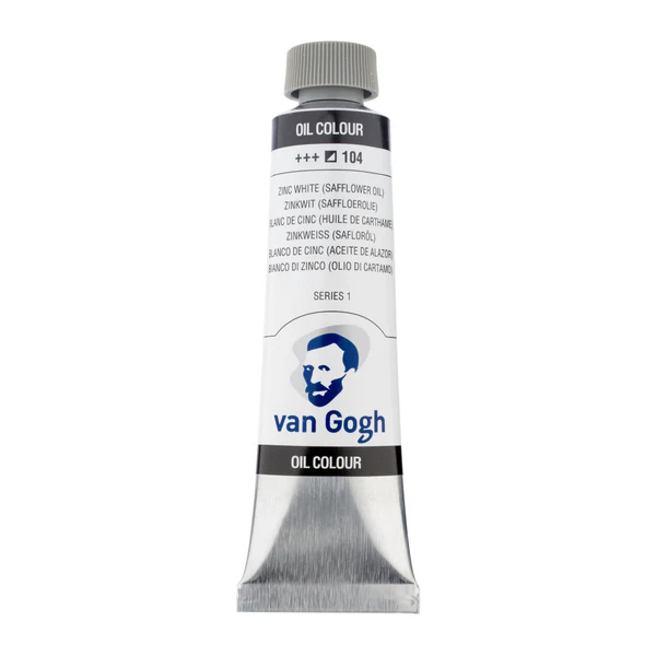 van Gogh Olieverf 104 Zinkwit 40 ml Saffoerolie van Gogh Olieverf 104 Zinkwit 40 ml Saffoerolie