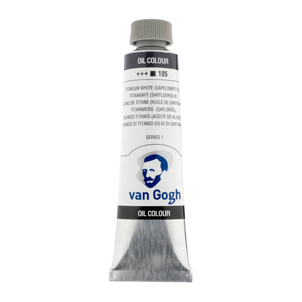 van Gogh Olieverf 105 Titaanwit 40 ml Saffoerolie van Gogh Olieverf 105 Titaanwit 40 ml Saffoerolie