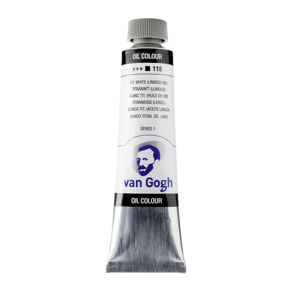 van Gogh Olieverf 118 Titaanwit 40 ml Lijnolie van Gogh Olieverf 118 Titaanwit 40 ml Lijnolie