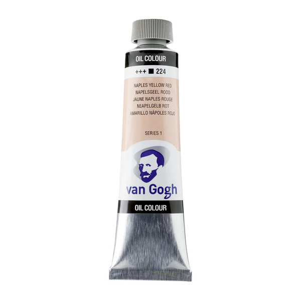 van Gogh Olieverf 224 Napelsgeel Rood 40 ml van Gogh Olieverf 224 Napelsgeel Rood 40 ml