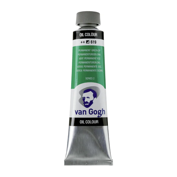 van Gogh Olieverf 619 Permanent groen Donker 40 ml